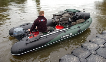 Angel-Schlauchboot Allroundmarin Poker 430 mit Aluboden