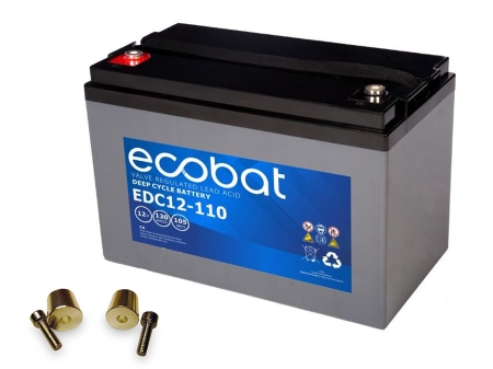 ECOBAT AGM Deep Cycle 12V 110Ah Batterie