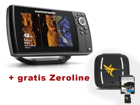 Echolot Helix 7 CHIRP SI GPS G4 + Humminbird Zeroline-Karte gratis