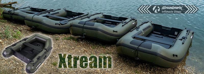 Robuste, extra breite Schlauchboote zum Welsangeln und Karpfenangeln: Allroundmarin Xtream