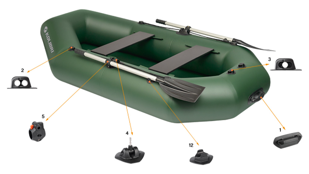 Ruderboot Kolibri TS